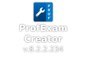 ProfExam Creator updated to version 8.2