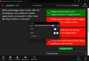 ProfExam Release 8: Text Scaling