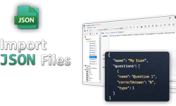 How to Import JSON Files in ProfExam Creator