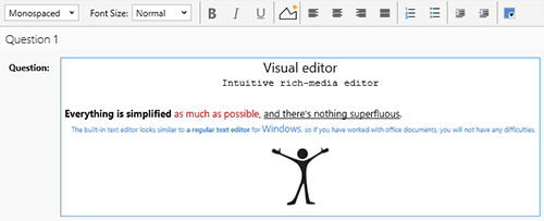 ProfExam Creator - Visual Editor