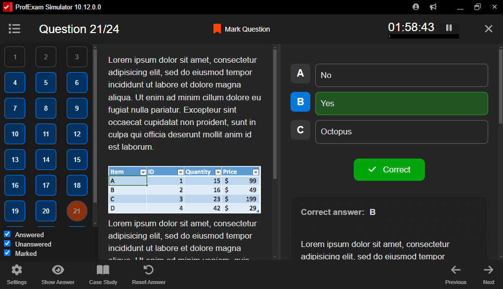 Exam Simulator - Realistic Exam Environment