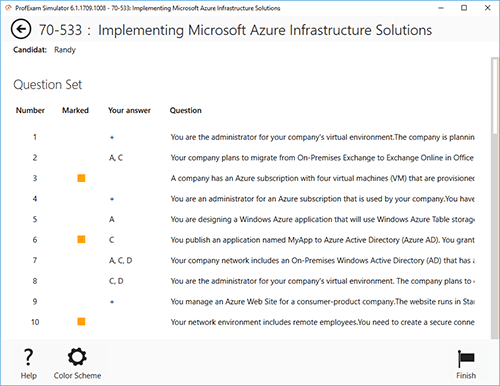 Exam Simulator for Windows - all questions