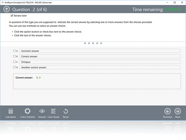 ProfExam - Exam Simulator for Windows